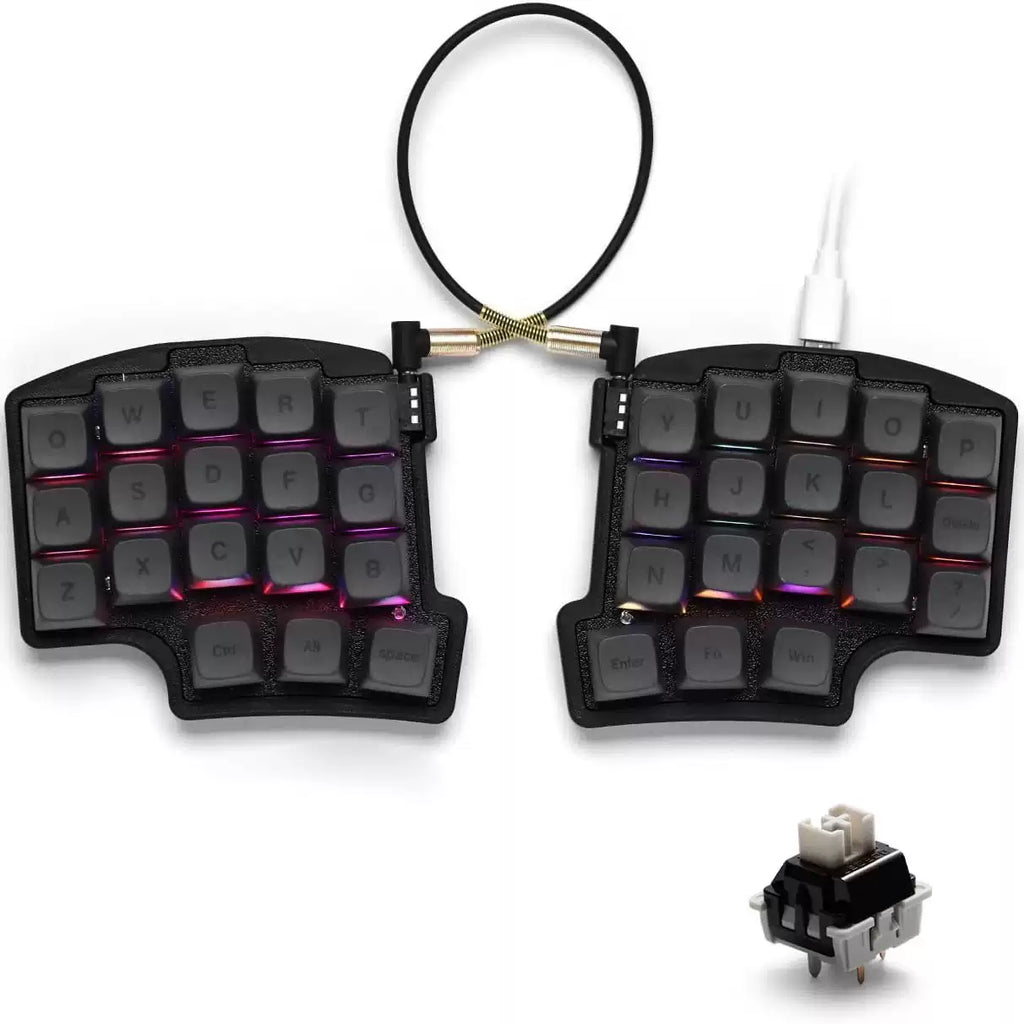 SW35 Split Ergonomic Keyboard | QMK/VIAL Hot-Swap RGB