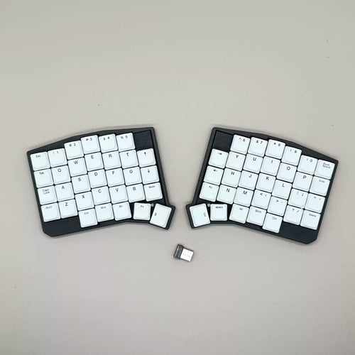 WSOFLE Wireless Low-Profile Split Ergonomic Keyboard | Hot-Swap & VIAL
